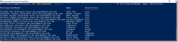 Adding user accounts to the Allowed Password Replication Group