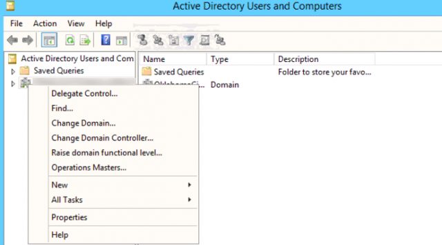 Active Directory Users and Computers