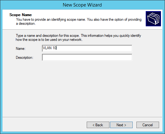 How to configure a multiscope DHCP server to work with VLANs