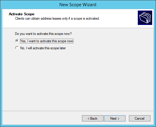 How to configure a multiscope DHCP server to work with VLANs