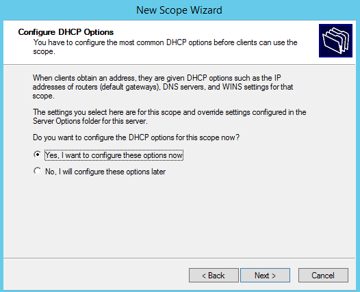 How to configure Dhcp Failover on Windows Server 2012 R2