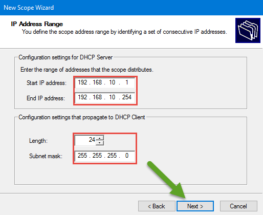 IP address range