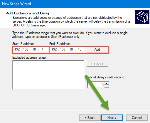 Exclusion and Delay