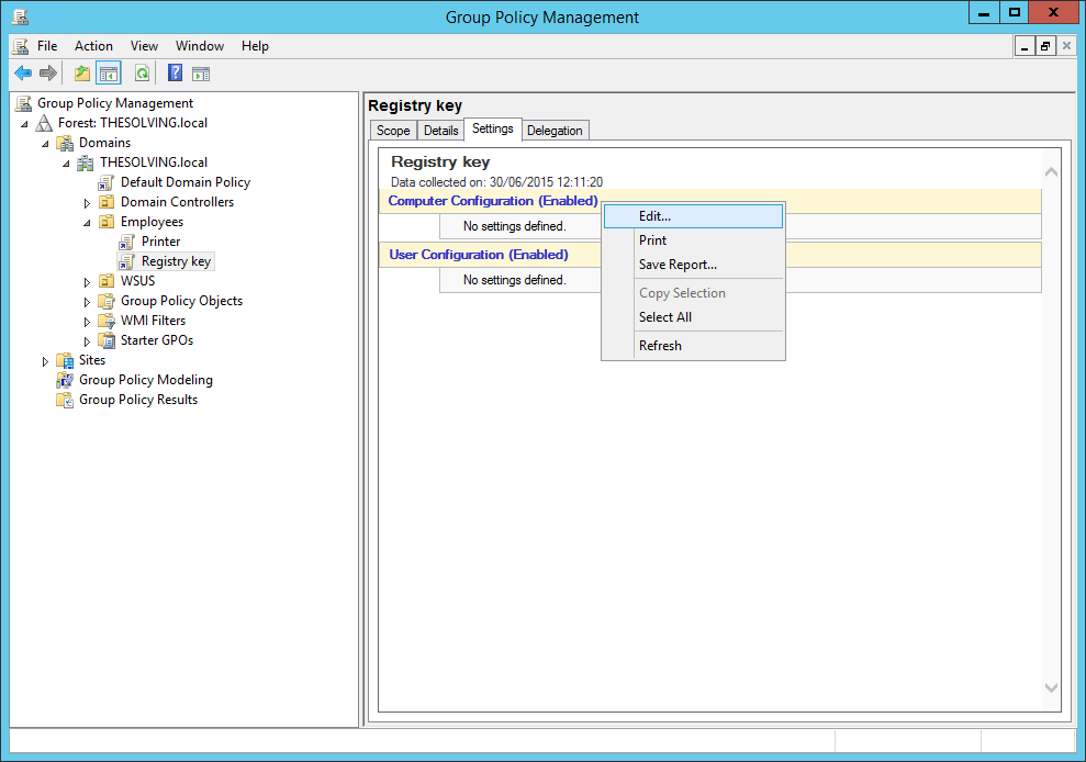 How to deploy a Registry Key via Group Policy