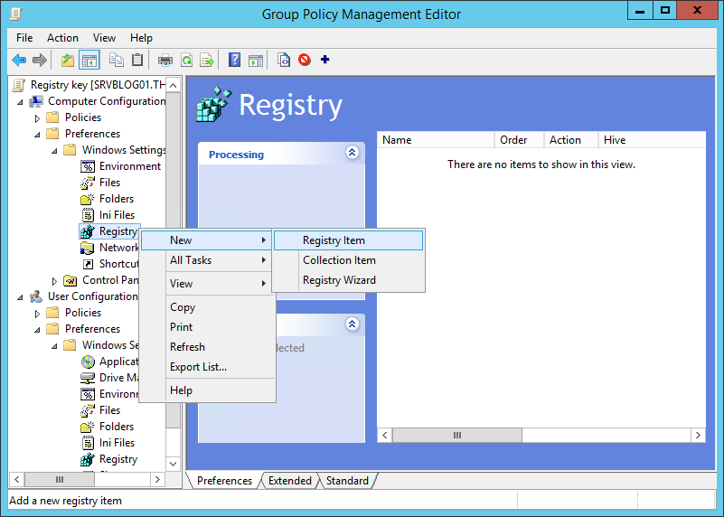 How to deploy a Registry Key via Group Policy